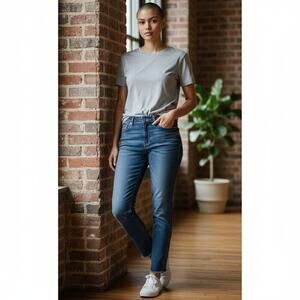 Seven7 Y2K Ankle Freyed Jeans Women Sz 4